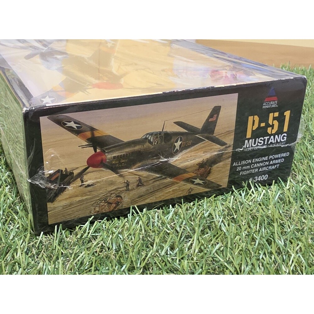 Vtg Accurate Miniatures P-51 Mustang  Highly Detailed 1:48 Model Kit New Sealed - Picture 5 of 12